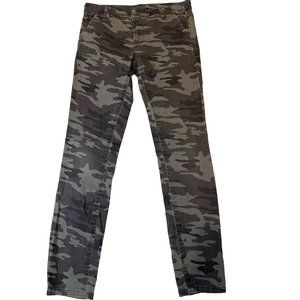 Sanctuary Womens Jeans Skinny Leg XP9018W3900 Mid Rise Camouflage Green SZ 28